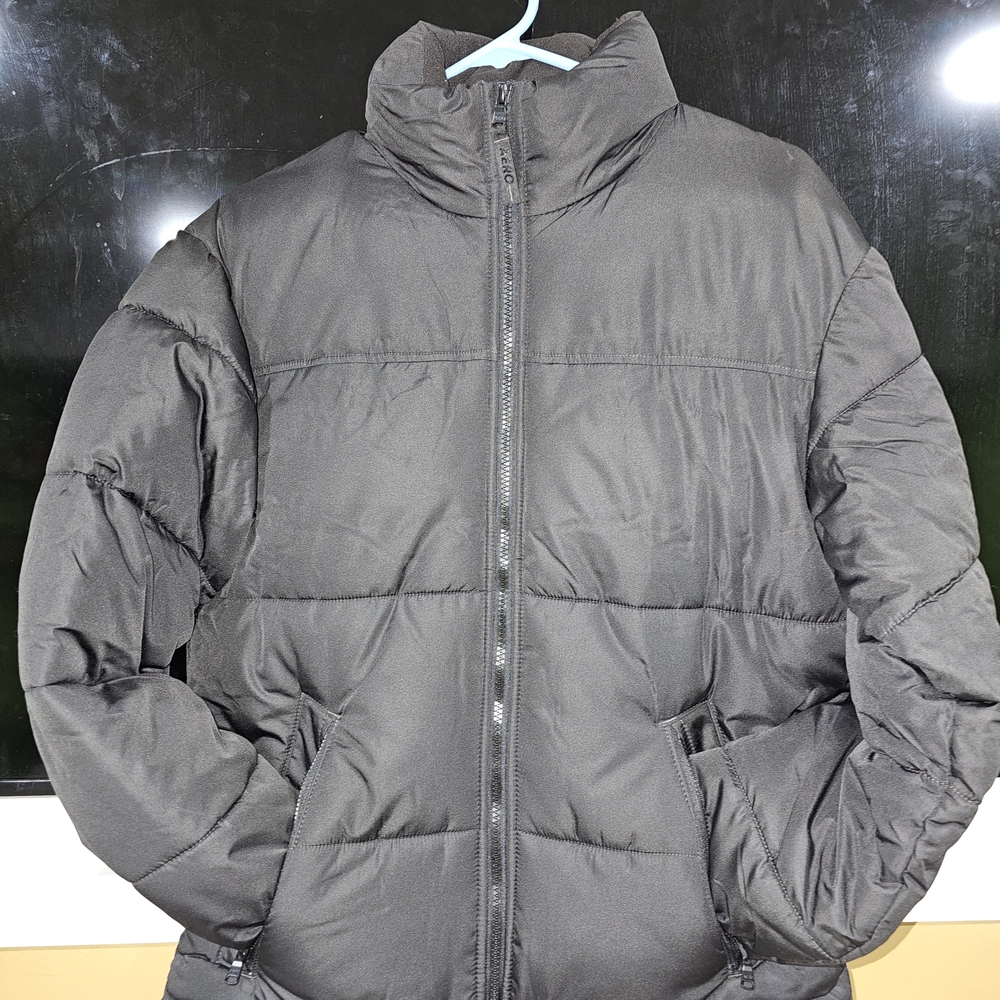 Aeropostale Men's Charcoal Puffer Jacket